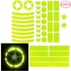 thumbnail image 5 of Speravity 42 unidades/juego de pegatinas reflectantes para neumáticos de bicicletas de coche, pegatinas autoadhesivas para motocicletas, cintas Gafas de moto, 5 of 6