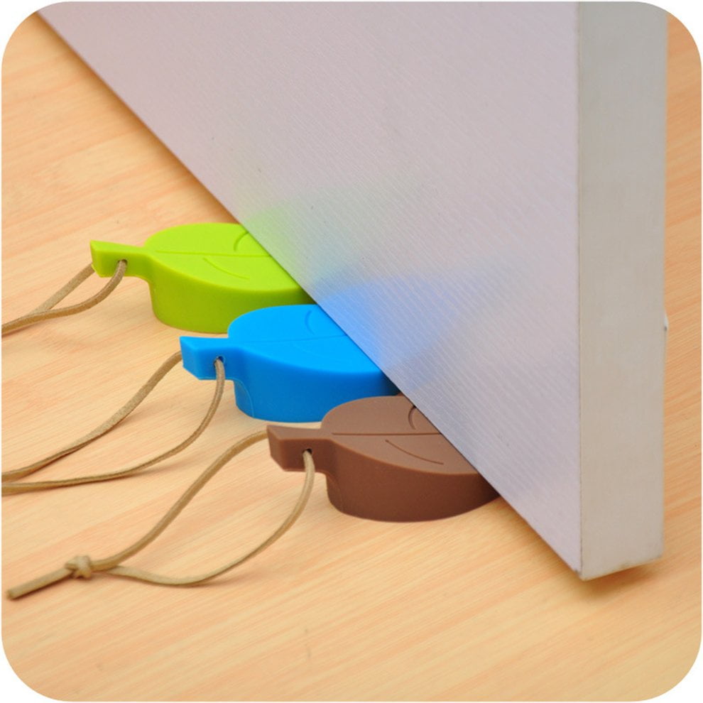 Creative Leaf Door Stopper Child Safety Finger Protection Door Stopper