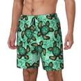 thumbnail image 1 of Balery Sea Turtle Bañador para hombre, shorts de playa de secado rápido con entrepierna y forro de compresión-Large, 1 of 6