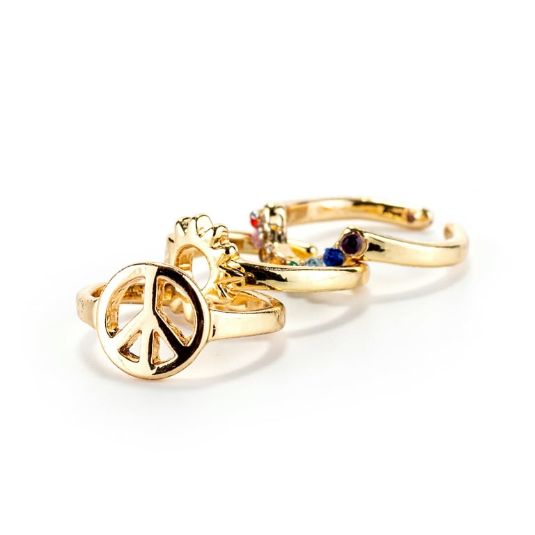 24k gold toe rings deals