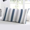 thumbnail image 5 of Farmhouse Stripe Art King Size Pillow Cover, Pillowcase Protectors with Zipper, Breathable Decorative Throw Pillow Case Cover, Pillow Shams for Couch Sofa 20x36Inch, 5 of 7