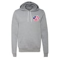 thumbnail image 3 of American Flag Paw Print, 4th of July Hoodies, Patriotic Hoodies - Heather Grey MH200HOODPATRIOT S6 XS, 3 of 3