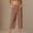 Brown, variant on Women’s High-Waisted Straight Leg Cropped Wide Leg Pants, Women's and Women's Plus Light Khaki,Size S-3XL