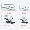 thumbnail image 4 of Pegatinas de metal para el emblema de la parrilla delantera del coche Volkswagen VW Golf 8 R LINE Beetle Passat Tiguan Jetta, calcomanías de insignia lateral del maletero trasero, 4 of 5