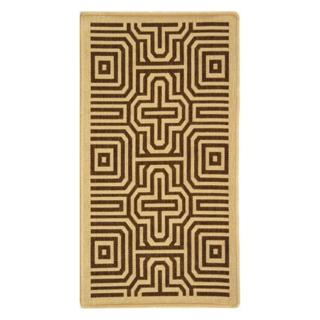 Safavieh SAFAVIEH Outdoor CY2962-3001 Courtyard Natural / Brown Rug SAFAVIEH Outdoor CY2962-3001 Courtyard Natural / Brown Rug Instantly transform your backyard  patio  deck  sunroom  veranda  or poolside with a rug from SAFAVIEH�s remarkable indoor-outdoor Courtyard Collection. This trendy rug is made with enhanced synthetic fibers in a special sisal weave that achieves intricate designs that are easy to maintain. Take outdoor decorating to the next level with this collection�s inviting assortment of classic and contemporary designs and coveted fashion-forward colors. For over 100 years  SAFAVIEH has set the standard for finely crafted rugs and home furnishings. From coveted fresh and trendy designs to timeless heirloom-quality pieces  expressing your unique personal style has never been easier. Begin your rug  furniture  lighting  outdoor  and home decor search and discover over 100 000 SAFAVIEH products today.