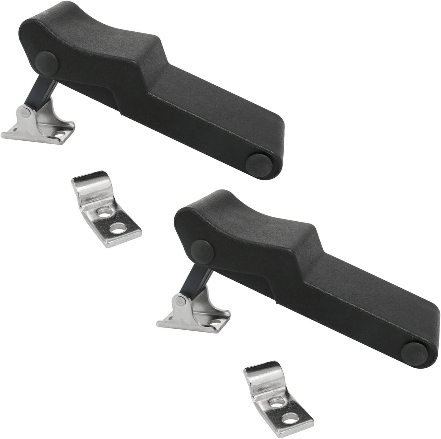 Flexible Draw Latch 2PCS 28.7x105.5mm/1.1x4.2inch Soft Rubber Front Storage Rack Latches with