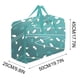 thumbnail image 3 of Xihbxyly Bolsas de Almacenamiento Extragrandes, Resistentes, para Mudanzas y Armarios, con Doble Cremallera, Asas Reforzadas, Plegables y Portátiles, para Ropa de Cama, Mantas y Dormitorios, 50 X 45, 3 of 6