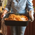 thumbnail image 7 of Granite Ware 21 in Oven Rectangular Roaster with lid. (Speckled Black) - Accommodates up to 25 lb poultry or roast., 7 of 7