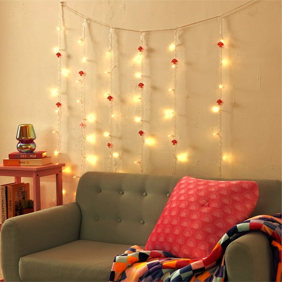 Urban Shop Mushroom LED String Lights