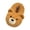 Yellow, variant on Teddy Bear Furry Slippers for Women Winter Warm Plush Lined Platform Non Slip House Slippers