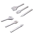 thumbnail image 3 of DIY Leather Tools Set Stainless Steel 2/5/10 Prong Flat Leather Chisel Hole Piercing Punching Tool Kit, 3 of 9