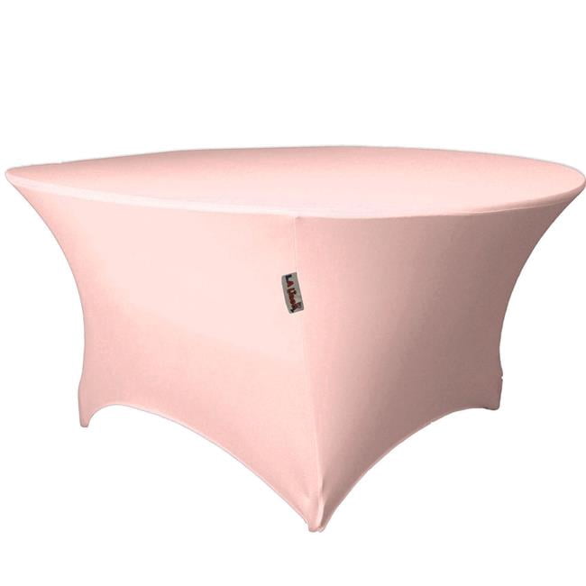 Tcspandex72rx30h Pinklightx37 Round Spandex Tablecloth 44 Light Pink 72 X 30 In Walmart Com Walmart Com