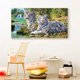thumbnail image 3 of 5D DIY Diamond Painting Kits Full Square Drill White Tigers Imagen de mosaico Sywqhk Decoración hogareña, 3 of 9