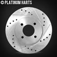 thumbnail image 2 of Hart Brakes Front Brakes and Rotors Kit |Front Brake Pads| Brake Rotors and Pads| Heavy Duty Brake Pads and Rotors |fits 2004 Ford F-150 Heritage, 2004-2008 Ford F-150, 2006-2008 Lincoln Mark LT, 2 of 5