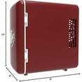 Dr Pepper Portable 6Can Mini Refrigerator, MIS135DRP, Burgundy