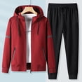 thumbnail image 2 of Conjuntos de chándal deportivo para hombre, sudaderas con capucha, ropa exterior con cremallera, conjuntos de ropa deportiva y pantalones de chándal, ropa deportiva para entrenamiento masculino, otoño, 2 of 5