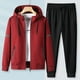 thumbnail image 2 of Conjuntos de chándal deportivo para hombre, sudaderas con capucha, ropa exterior con cremallera, conjuntos de ropa deportiva y pantalones de chándal, ropa deportiva para entrenamiento masculino, otoño, 2 of 4