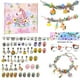 thumbnail image 2 of Juego de pulsera de cuentas con caja de almacenamiento para niños, cuentas de agujero grande, hecho a mano, Kit de fabricación de joyas, juguetes para niñas, regalo de Navidad, 2 of 4