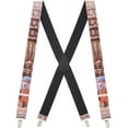 thumbnail image 2 of Suspender Store Novelty Turkey Suspenders - 1.5-Inch Wide Elastic - X-Back - Clip - 3 Sizes, 2 of 4