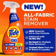 Tide +Ultra Oxi All-Fabric Laundry Stain Remover Spray, 22 fl oz
