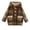 Coffee, variant on Kids' Plaid Fleece Sherpa Coat for Boys & Girls Toggle-Button Hooded Warm Jacket Casual Winter Outerwear for Cold Days Errands & Family Trips (5-15Y)