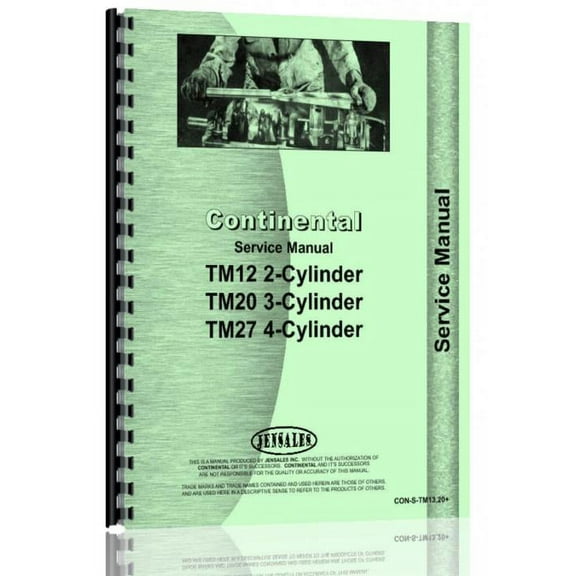 Continental Engines TM27 Engine Service Manual
