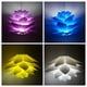 thumbnail image 5 of EeaseMX DIY Lotus Chandelier PP Colgante Lámpara de techo Decoración de la decoración Luces de rompecabezas Lámpara moderna Sombra (blanco), 5 of 7