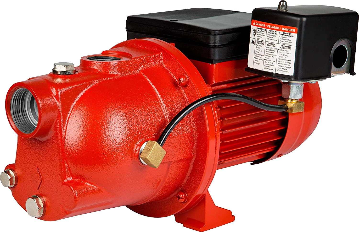 Red Red Lion 97081001 Cast Iron 1-HP 17-GPM Shallow Well Jet Pump 
