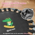 thumbnail image 2 of BCAN 36'' Mini Folding Ages 2 to 5 Toddler Trampoline with Handle for Kids, Two Ways to Assemble The Handle, Indoor/Garden Toddlers Trampoline with Super Safe Cover for Toddlers, 2 of 8