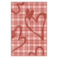thumbnail image 7 of GENIMO 2'x3' Area Rug for Entryway, Machine Washable Non Slip Low Pile Indoor Door Mat for Front Door Kitchen Bathroom, Soft Minimalist, Crimson, 7 of 7