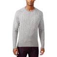 thumbnail image 1 of INC Mens Star Fall Pullover Sweater, Gris, X-Large, 1 of 1