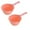 Pink-3, variant on Kitchen Ladle Spoon, Cooking Utensil, Plastic Scoop, Large 12 Oz Capacity, for Serving Soup, Sauce, and Batter, 1-pack, White, by FAJHHA