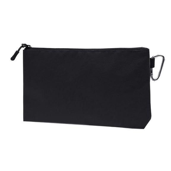 Heavy Duty Tool Pouch Zipper Bag with Carabiners Portable Tool Storage Pouch Practical Stationery Gadgets Storage Bags