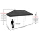 thumbnail image 5 of Instahibit 10x20' Pop Up Canopy Tent Commercial Instant Shelter Flea Markets Outdoor vendor tent Vendor Tent InstaHibit Modern, 5 of 10