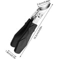 thumbnail image 5 of Stainless Steel Toe Nail Clippers for Thick Nails with Clippings Catcher, General Purpose Fingernail and Foot Nail Clipper for Personal Grooming and Home Pedicure Care, Practical Household Essential, 5 of 7