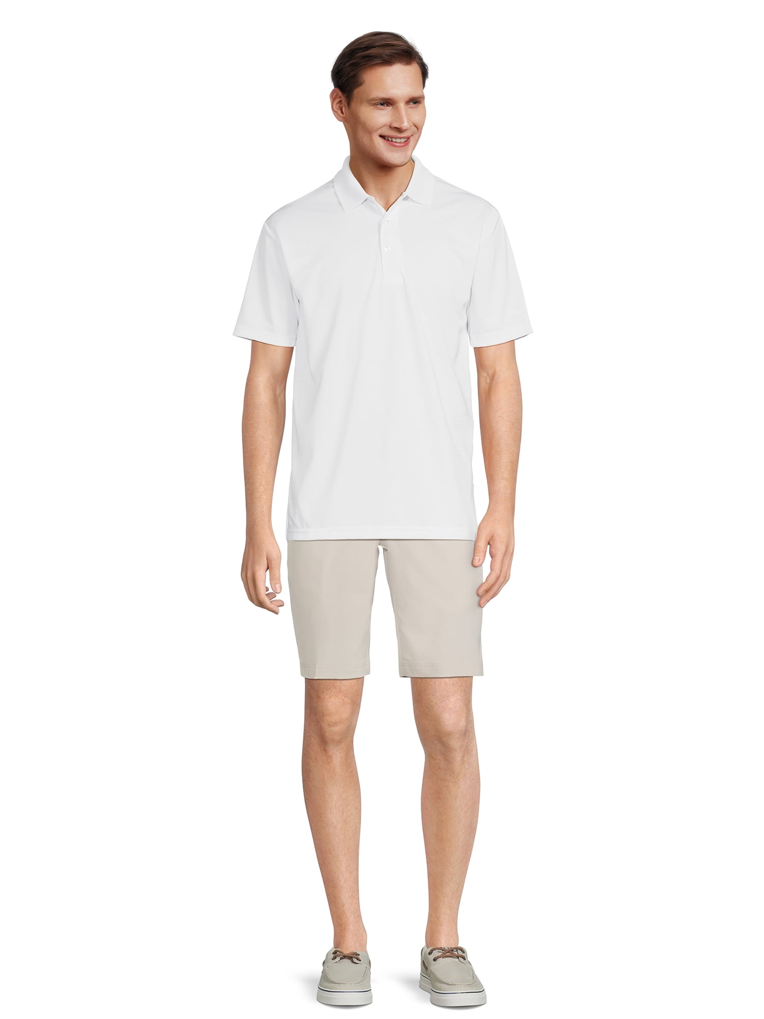 Ben Hogan Men's and Big Men's Ventilated Performance Polo Shirt, Sizes S-5XL