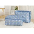 thumbnail image 4 of 3PCS Oxford Large Clothing Organizer Storage Bags Foldable Comforter Blankets Clothes Storage Bags, 4 of 6