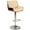 Cream, variant on Armen Living London Swivel Barstool, Black/Walnut Veneer and Chrome Base