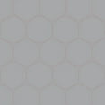 thumbnail image 2 of Grayscale 12x12 White Modern Wood Framed Museum Art Print Titled - Isometric Hive IX, 2 of 4