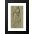 thumbnail image 2 of Girolamo Muziano 10x14 Black Modern Framed Museum Art Print Titled - Study After Michelangelo's Rachel on the Tomb of Julius II, 2 of 5