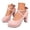 Pink, variant on 2026 New Women's Heel Mary Jane Pumps Platform Round Toe Dress Shoes with Suede Buckle Strap Comfortable High Heels for Wedding, Evening Party Outfits(Pink,9.5)