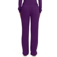 thumbnail image 6 of Cherokee Medical Scrub Pants for Women, Mid Rise Moderate Flare Drawstring Scrub Bottoms - WW120, 6 of 9