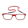 thumbnail image 1 of Gafas de lectura portátiles, plegables, modernas y cómodas, con imán para el cuello, espejo de lectura para personas mayores, 1 of 4