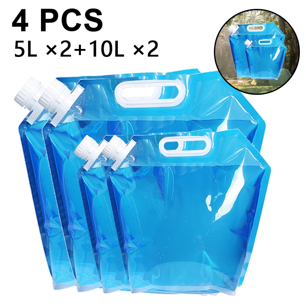 5L Water Storage Container Carrier Bag for Outdoor Camping Emergency Collapsible 
