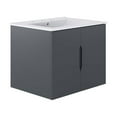 thumbnail image 2 of Modway Vitality 24" Bathroom Vanity in Gray White, 2 of 9