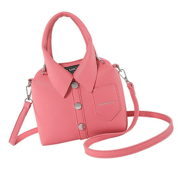 Acahhotxx Crossbody Handbag, Crossbody Bag for Women Fashion PU Leather Shape Shoulder Purse Top Handle Handbag with Adjustable Strap