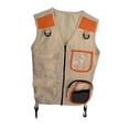 thumbnail image 2 of DOLITY Kids Explorer Vest Cargo Vest for Fishing Halloween Birthday Gift Boys Girls orange, 2 of 8