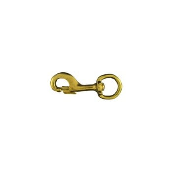 

2Pc National National 258590 Swivel Round Bolt Snap Solid Bronze ~ 1 1/4 x 4 3/4