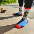 thumbnail image 4 of Dragon Riding a Shark Socks from the Sock Panda, 4 of 11