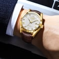 thumbnail image 3 of Reloj de lujo de acero inoxidable LIGE - 3 bar impermeable LG89141D, 3 of 6
